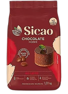 Chocolate Sicao Nobre Gotas  ao Leite  1,01KG