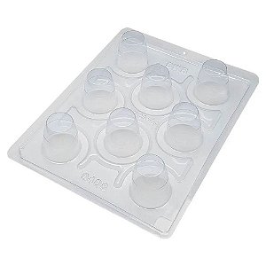 Forma de acetato com silicone tradicional Copo Mousse 9408 BWB