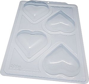 Forma especial de acetato Coração 200g 3514 BWB