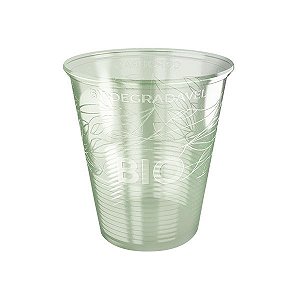 Copo descartável Biodegradável PP 180ml pacote com 100 unid. Copobras