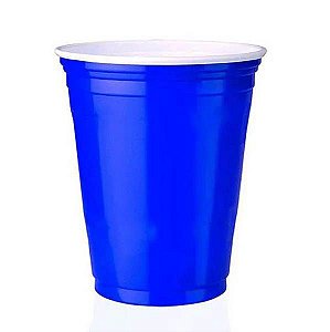 Copo descartável Festa 400ml Azul pacote com 25 unid. Copobras