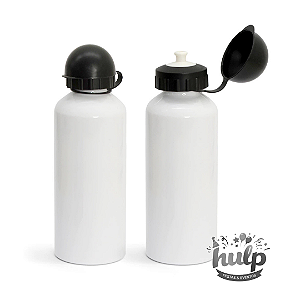 Squeeze Alumínio Branca 600ml personalizada - hulp festas