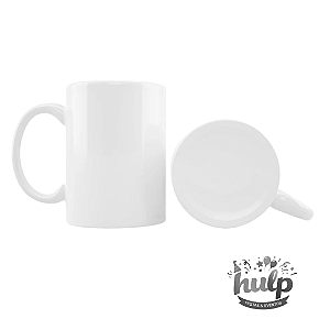 Caneca de Cerâmica Branca Personalizada - Hulp Festas