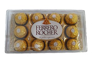 Ferrero Rocher com 12 unidades 