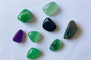 Fluorita Rolada - Equilíbrio emocional, clareza mental, cura interior