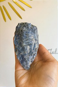 Cianita Azul com inclusões de Quartzo e Cianita Azul (Espada de São Miguel) – A Derradeira Proteção Espiritual | Peça única