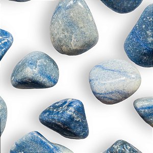 Quartzo Azul Rolado - Pedra da Esperança