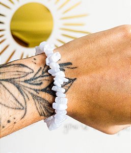 Pulseira de Blue Lace ou Ágata Rendada Azul - PUREZA, ESPONTANEIDADE E FRATERNIDADE