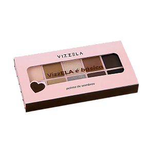 Paleta de Sombras Ela é Básica - Vizzela