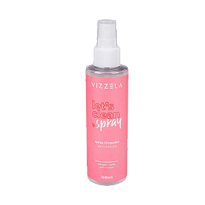 Higienizador de Pincéis Let's Clean Spray Vizzela