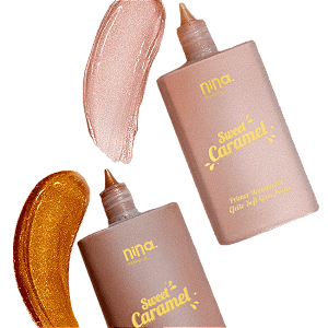 Primer Iluminador Sweet Caramel - Nina Makeup
