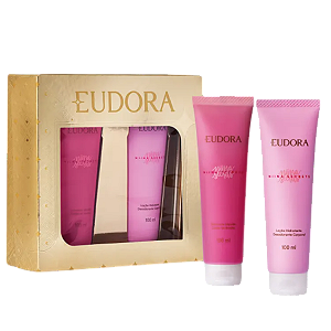 Kit Presente Loção Hidratante Desodorante Corporal 100ml + Sabonete Líquido em Calda 100ml - Niina Secrets
