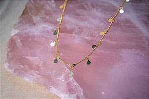 Colar Canutilhos e Medalhinhas