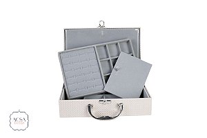 Maleta Dupla Rose Sem Logo