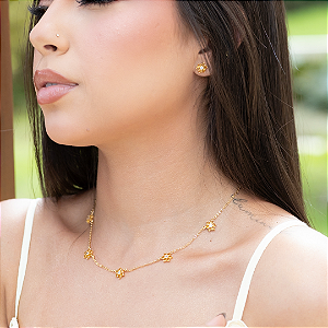 Conjunto Flor de Ouro
