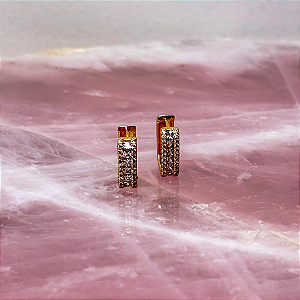 Argola Cravejada Luxo