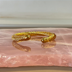 Bracelete Fino Texturizado