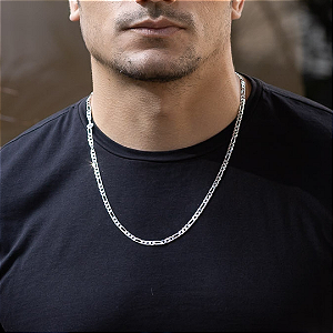 Colar Masculino Elo 3x1 Largo