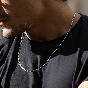 Colar Masculino Elo 3x1 Fino