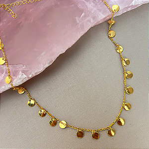 Colar Choker Medalhinhas