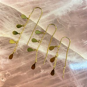 Trio de Gotas Lisas Passantes