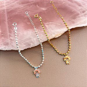 Pulseira Filha Corrente de Esferas
