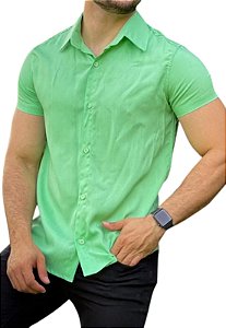 Camisa Lisa Verde Adoro Bazar Facundo