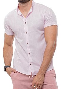 Camisa Lisa Gola Padre Rosa Adoro Bazar Astaire