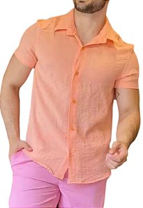 Camisa Lisa Coral Adoro Bazar Bertini