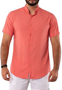 Camisa Lisa Gola Padre Coral Adoro Bazar Eva