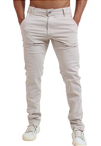 Calça Chino Esporte Fino Off White Adoro Bazar Karl