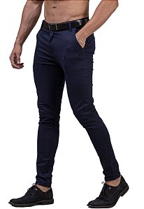 Calça Alfaiataria Slim Marinho Adoro Bazar Winden