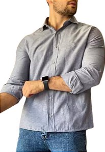 Camisa Lisa Manga Longa Mescla Adoro Bazar Gordon