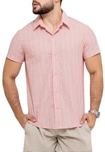 Camisa Listrada Rosa Adoro Bazar Piton