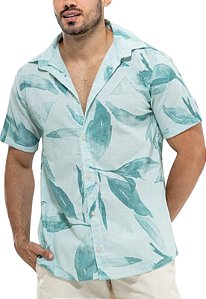 Camisa Estampada Algodão Deauville