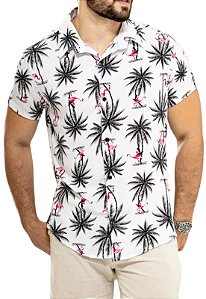 Camisa Estampada Viscose Mangiarotti