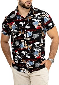 Camisa Estampada Viscose Ono