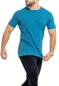 Camiseta Algodão Basic Azul