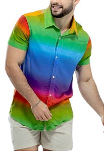 Camisa Degrade Viscose Arriquion