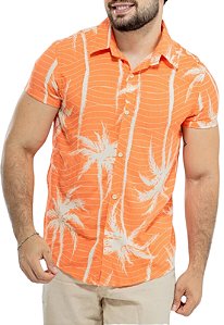 Camisa Viscolinho Estampada Thander