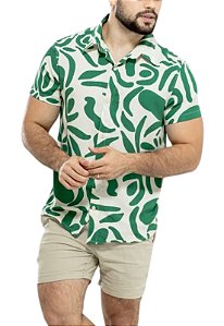 Camisa Viscolinho Estampada Layla