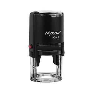 Carimbo redondo personalizado Nykon C40 - 40mm