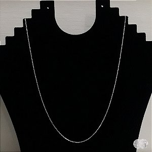 Corrente Cadeado Prata 925 - 70cm - 1mm