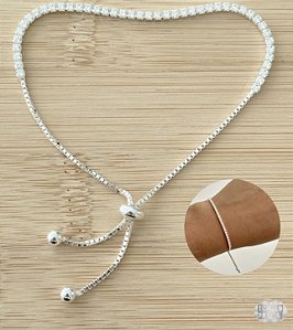 Pulseira Riviera Luxo Prata 925 - 19cm