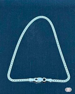 Pulseira Grumet Dupla Prata 925 - 2mm