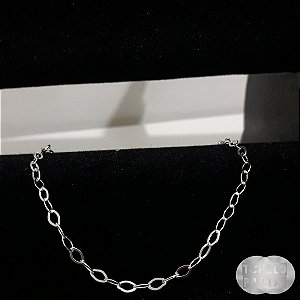 Pulseira elos prata 925 -19cm