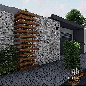 Caco de Pedra Ferro Ferrugem 1m² - Global Pedras