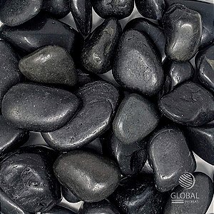 Pedra Seixo Preto Importado N2    20kg