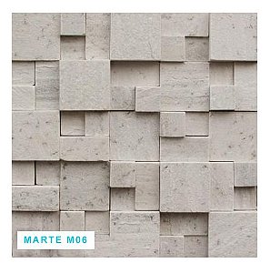 MOSAICO PEDRA SÃO TOMÉ NATURAL MARTE M06 PLACA 30X30 BRANCO