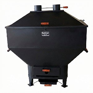 Churrasqueira a Bafo 140kg Industrial G140 kit gás Brinde Pintura Epox